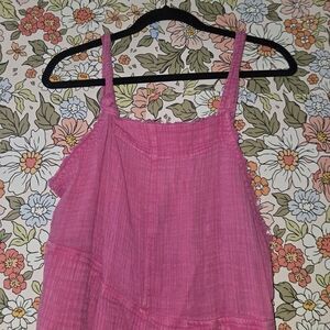 Anthropologie Women's Pink Jumpsuit